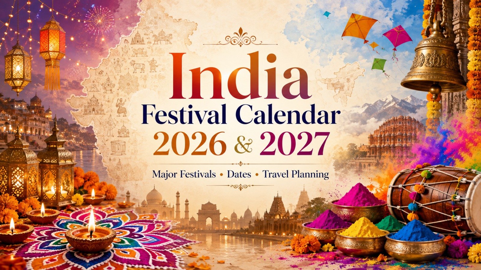 India Festival Calendar 2026 & 2027