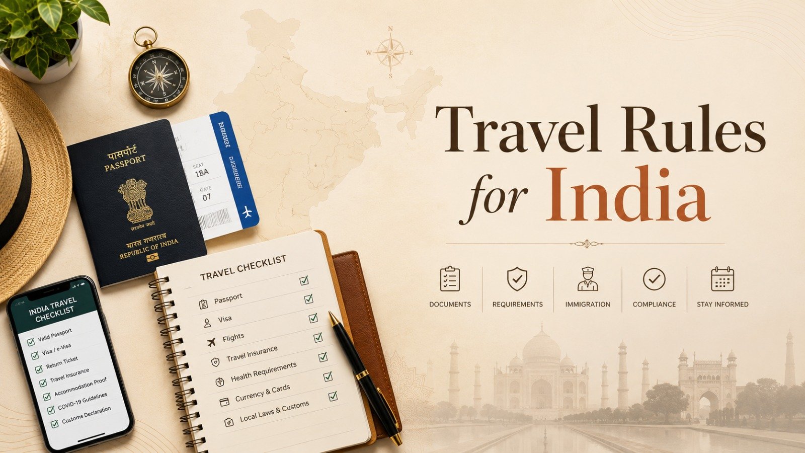 Travel Rules for India for international travellers